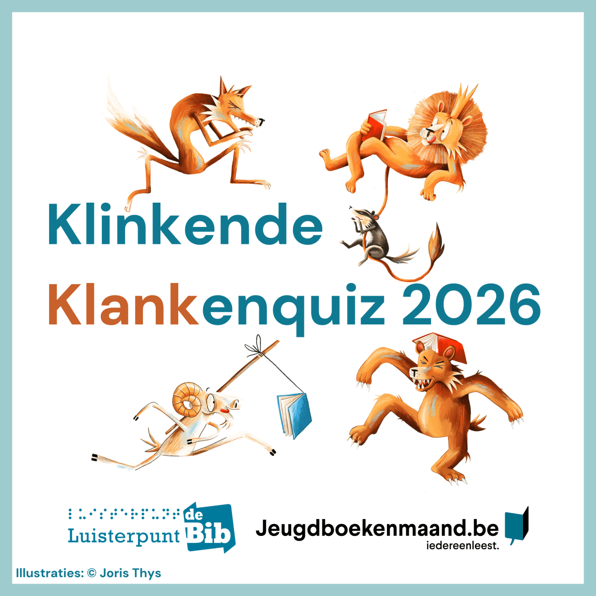 Jeugdboekenmaand: Ontdek de nieuwe Klinkende Klankenquiz!